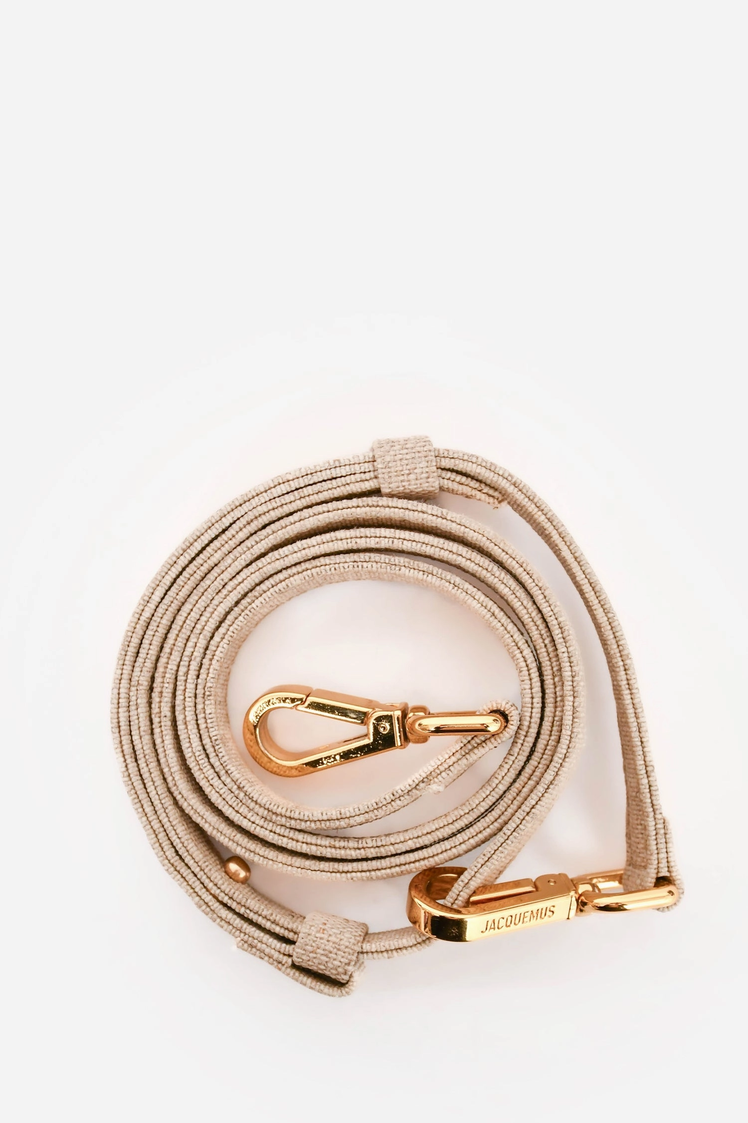 Jacquemus Beige Canvas 'Le Chiquito' Moyen Bag