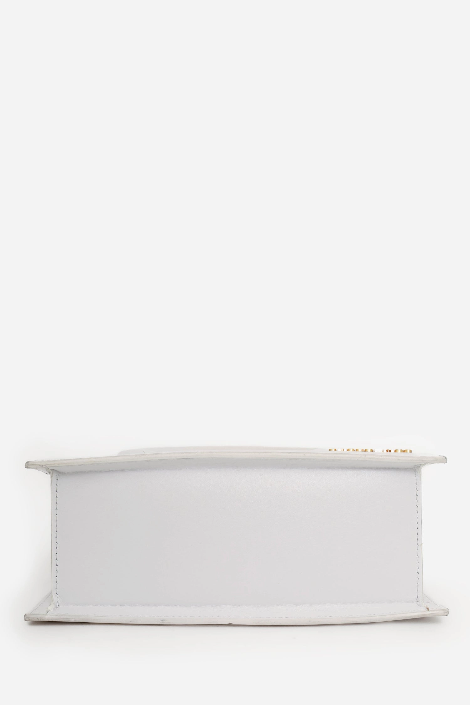 Jacquemus White Leather Les Classiques 'Le grand Chiquito' Bag