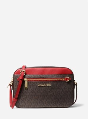 Jet Set Large Logo Crossbody Bag