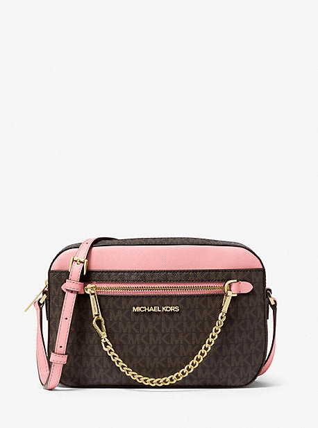 Jet Set Large Logo Crossbody Bag