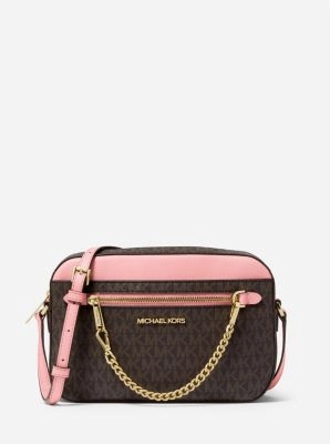 Jet Set Large Logo Crossbody Bag