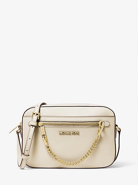 Jet Set Large Saffiano Leather Crossbody Bag