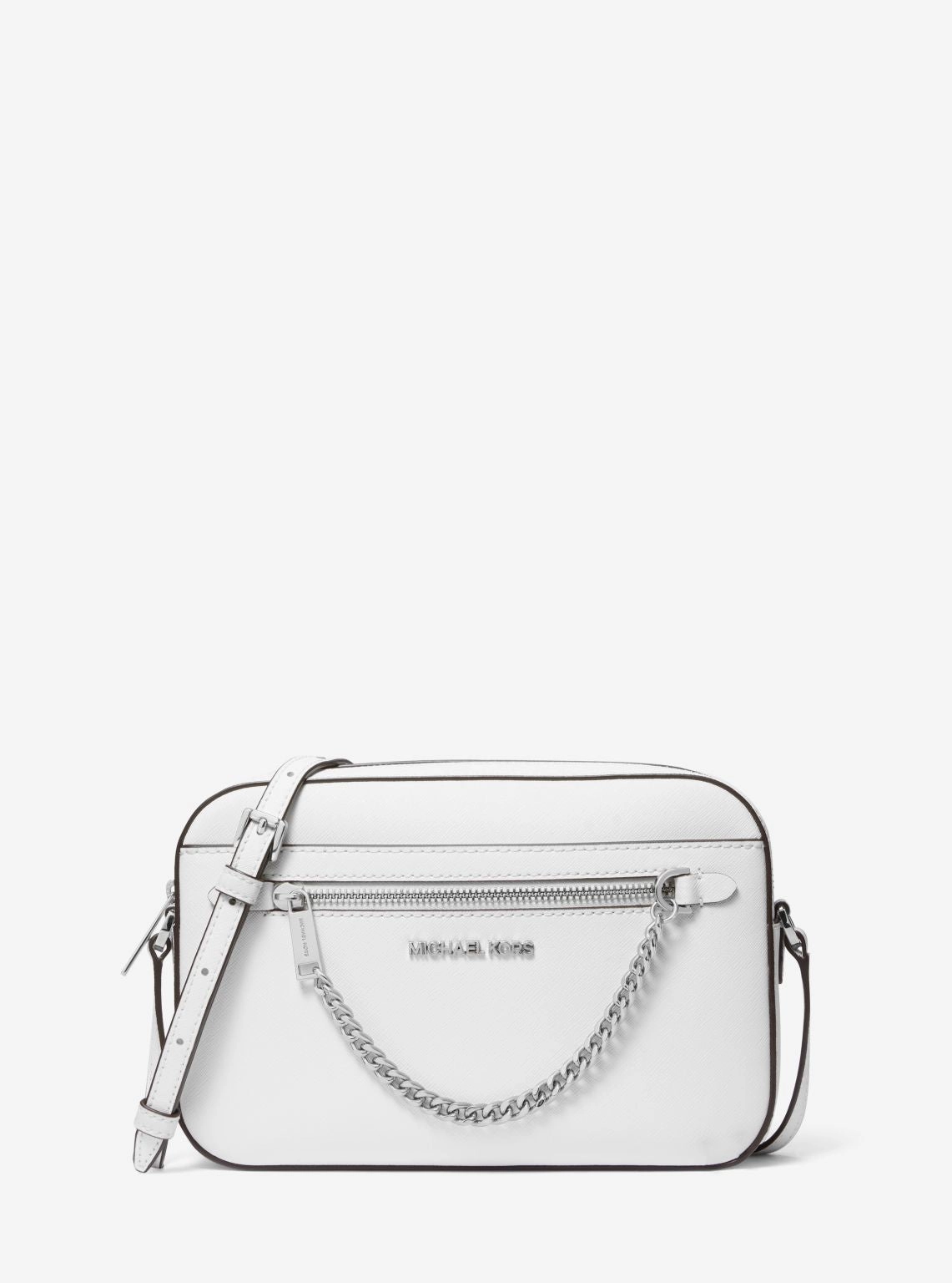 Jet Set Large Saffiano Leather Crossbody Bag
