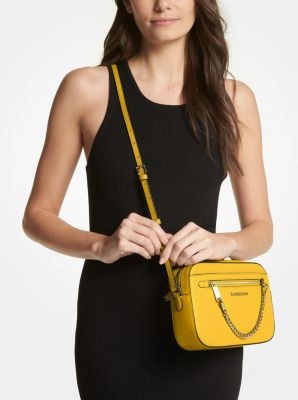 Jet Set Large Saffiano Leather Crossbody Bag