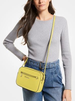 Jet Set Large Saffiano Leather Crossbody Bag