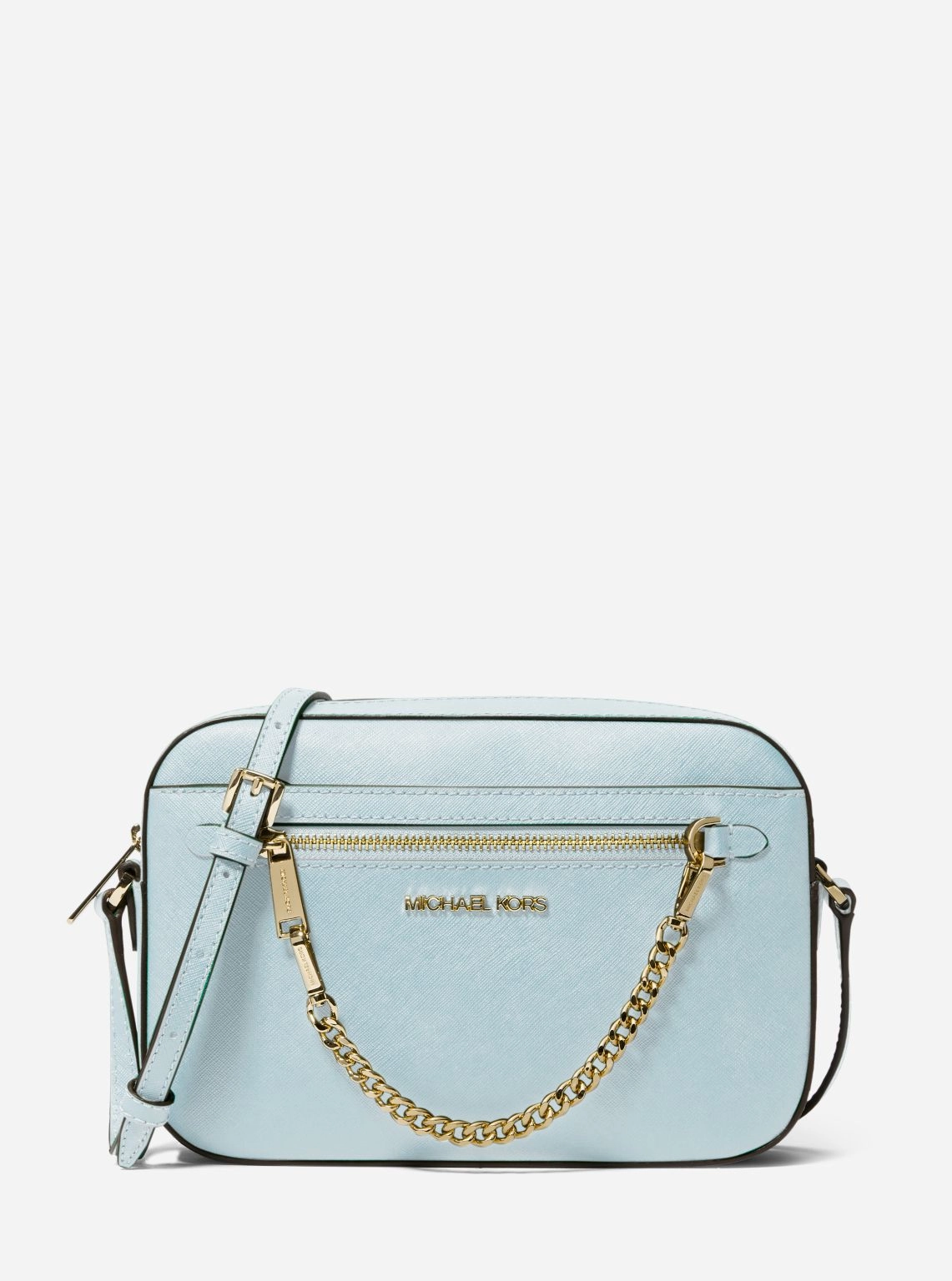 Jet Set Large Saffiano Leather Crossbody Bag
