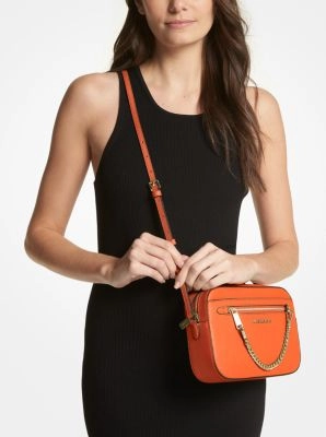 Jet Set Large Saffiano Leather Crossbody Bag