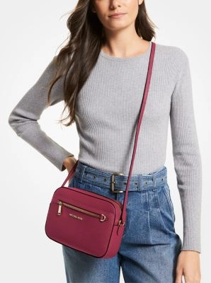 Jet Set Large Saffiano Leather Crossbody Bag