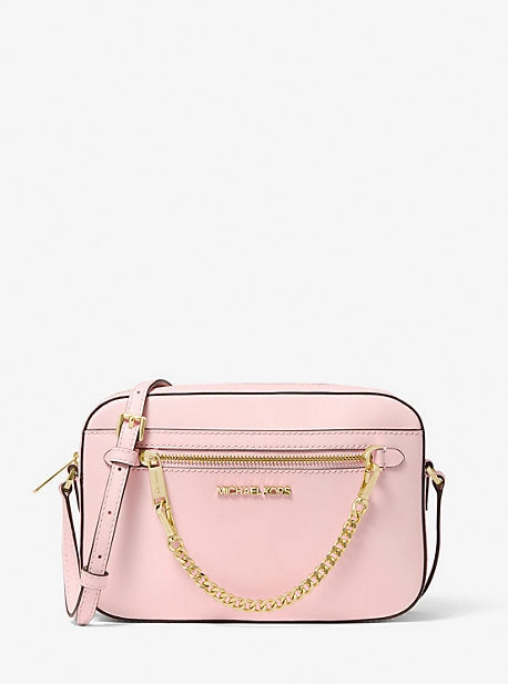 Jet Set Large Saffiano Leather Crossbody Bag