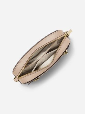 Jet Set Large Saffiano Leather Crossbody Bag