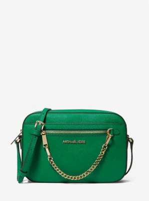 Jet Set Large Saffiano Leather Crossbody Bag