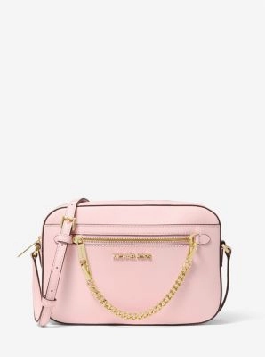 Jet Set Large Saffiano Leather Crossbody Bag
