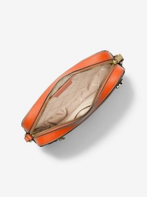 Jet Set Large Saffiano Leather Crossbody Bag