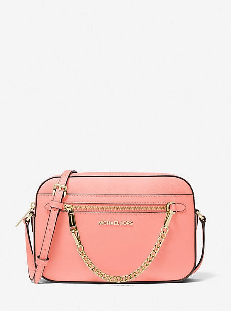 Jet Set Large Saffiano Leather Crossbody Bag