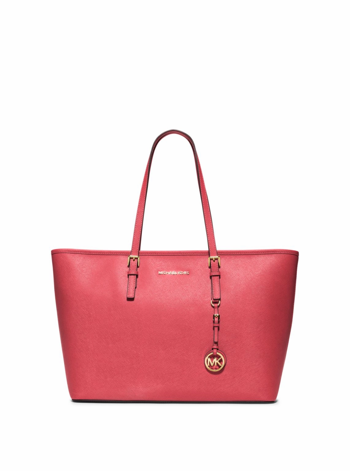 Jet Set Medium Saffiano Leather Top-Zip Tote Bag