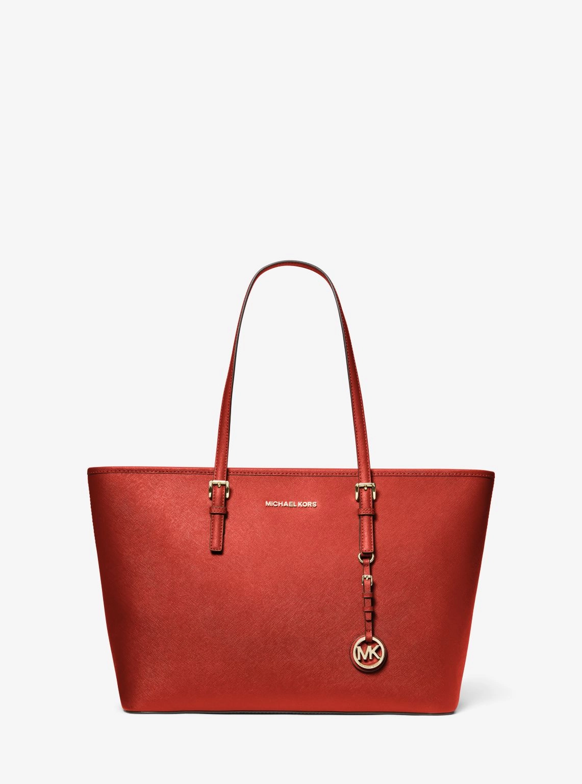 Jet Set Medium Saffiano Leather Top-Zip Tote Bag