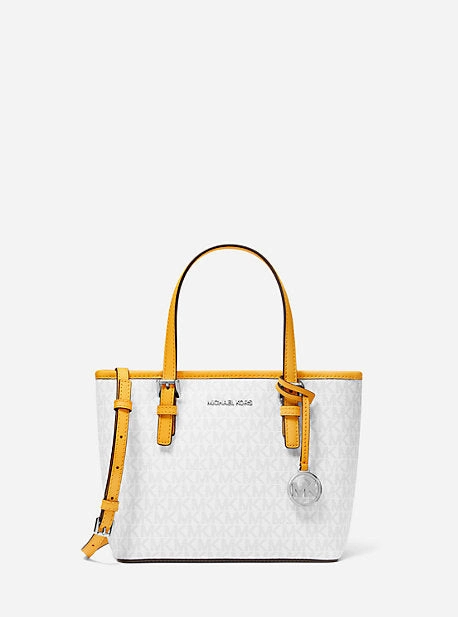 Jet Set Travel Extra-Small Logo Top-Zip Tote Bag
