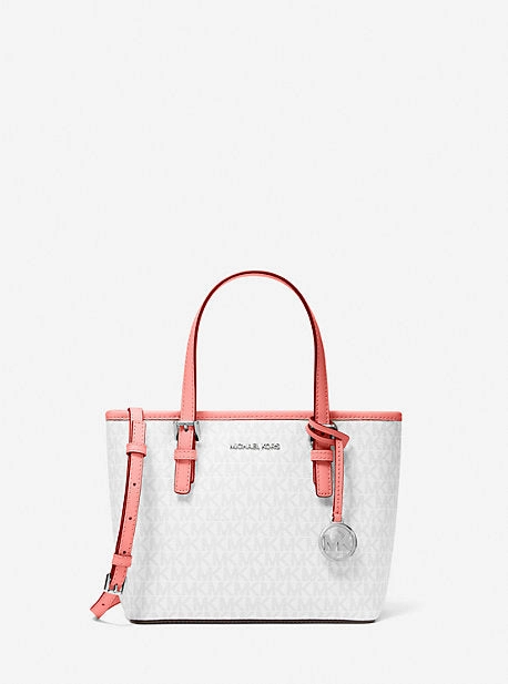 Jet Set Travel Extra-Small Logo Top-Zip Tote Bag