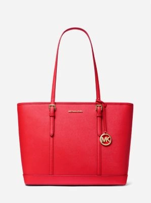 Jet Set Travel Large Saffiano Leather Tote Bag