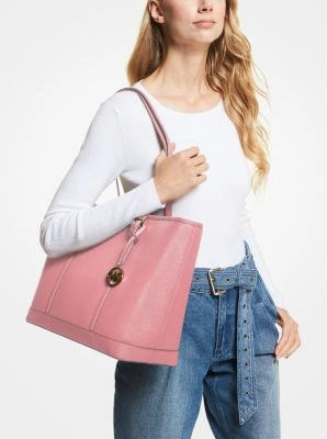 Jet Set Travel Large Saffiano Leather Tote Bag