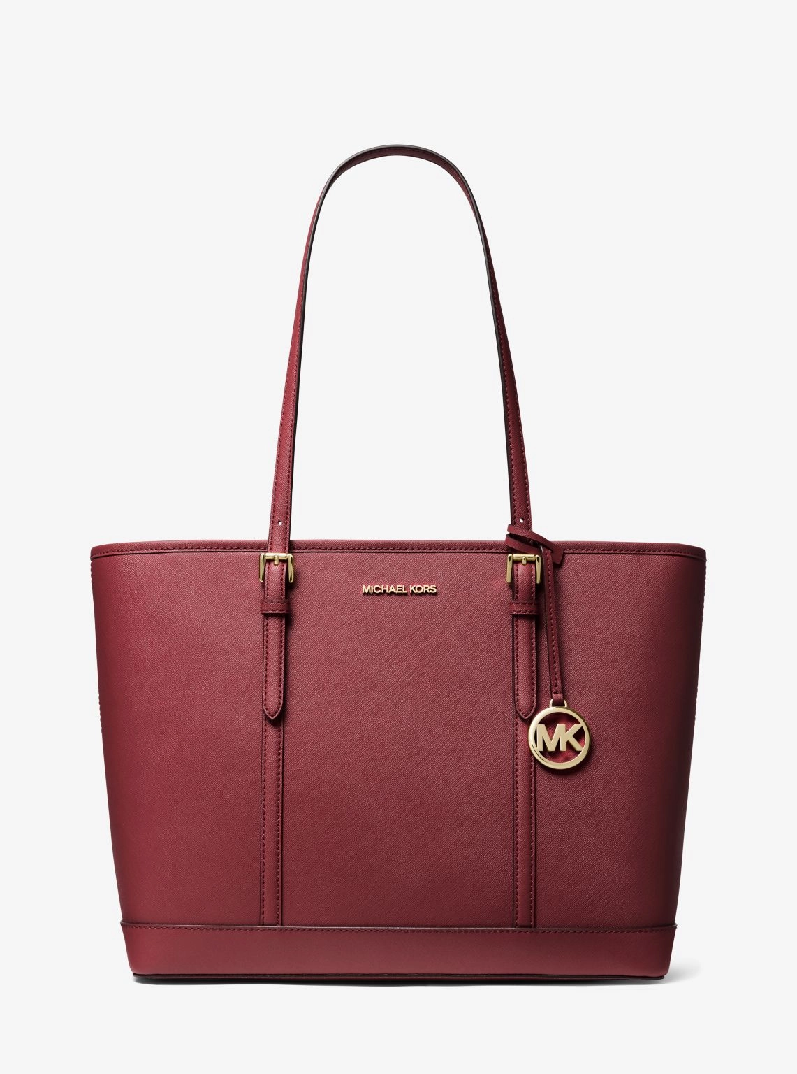 Jet Set Travel Large Saffiano Leather Tote Bag