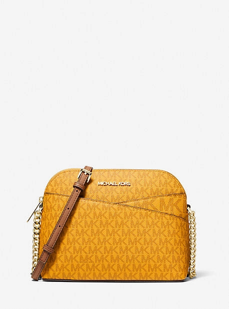 Jet Set Travel Medium Logo Dome Crossbody Bag
