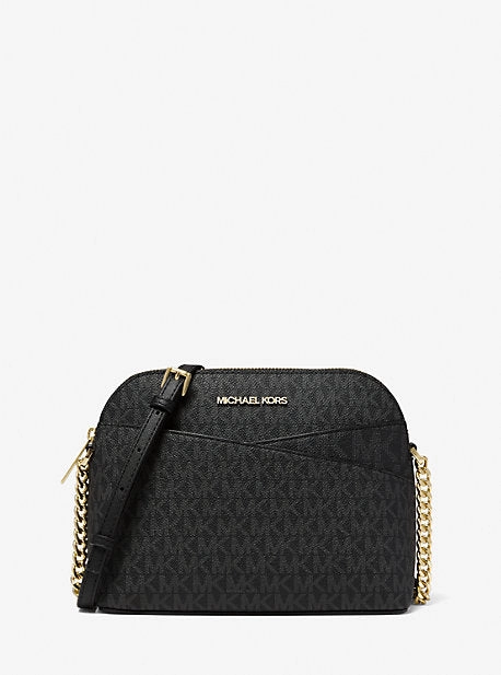 Jet Set Travel Medium Logo Dome Crossbody Bag