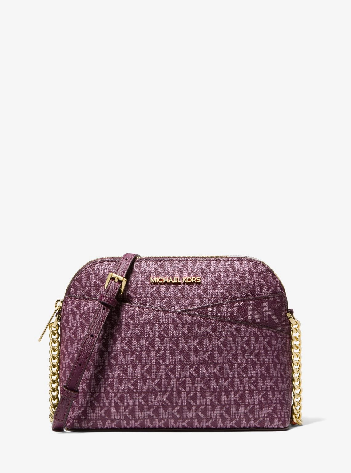 Jet Set Travel Medium Logo Dome Crossbody Bag