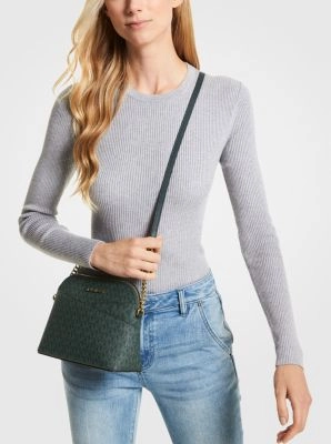 Jet Set Travel Medium Logo Dome Crossbody Bag