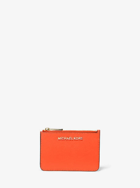 Jet Set Travel Small Saffiano Leather Coin Pouch