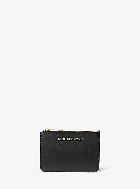 Jet Set Travel Small Saffiano Leather Coin Pouch