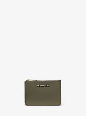 Jet Set Travel Small Saffiano Leather Coin Pouch
