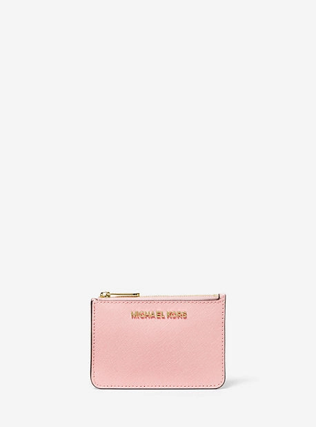 Jet Set Travel Small Saffiano Leather Coin Pouch