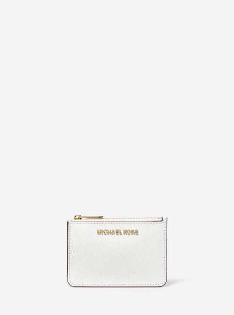 Jet Set Travel Small Saffiano Leather Coin Pouch