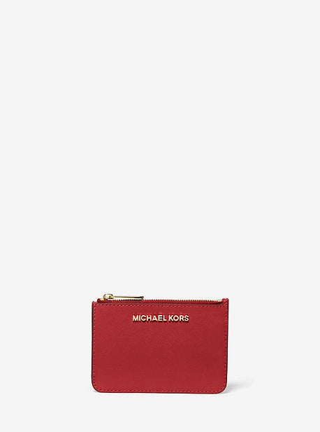 Jet Set Travel Small Saffiano Leather Coin Pouch