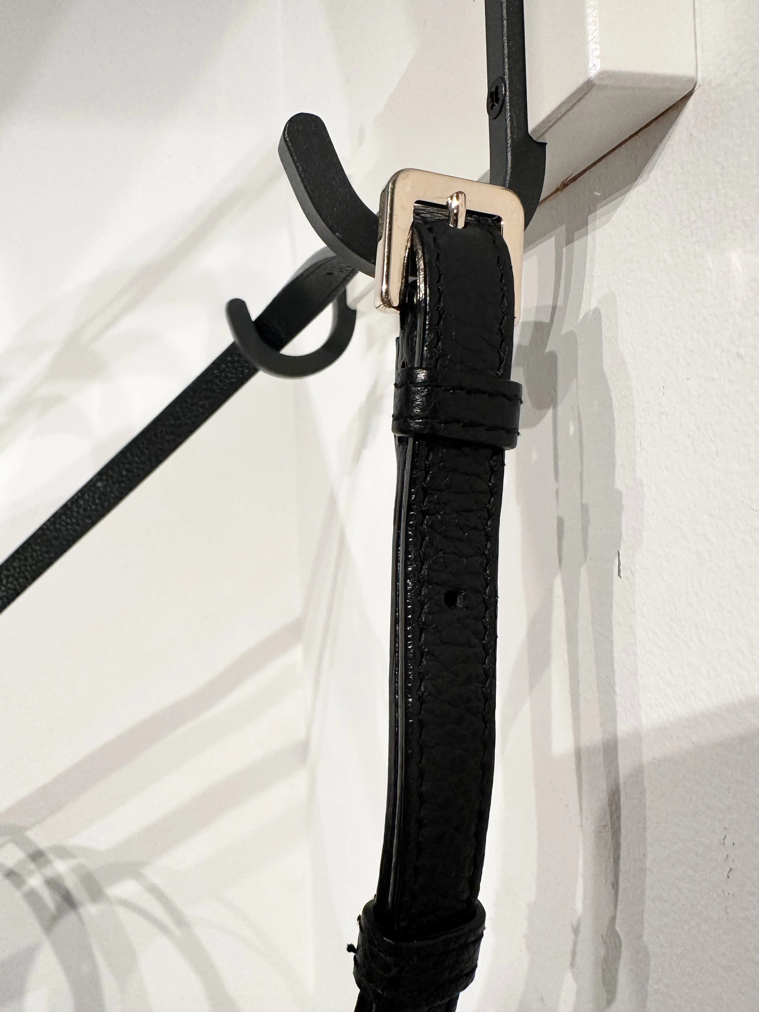 JIMMY CHOO Bria Leather Handle Shoulder Crossbody Tote