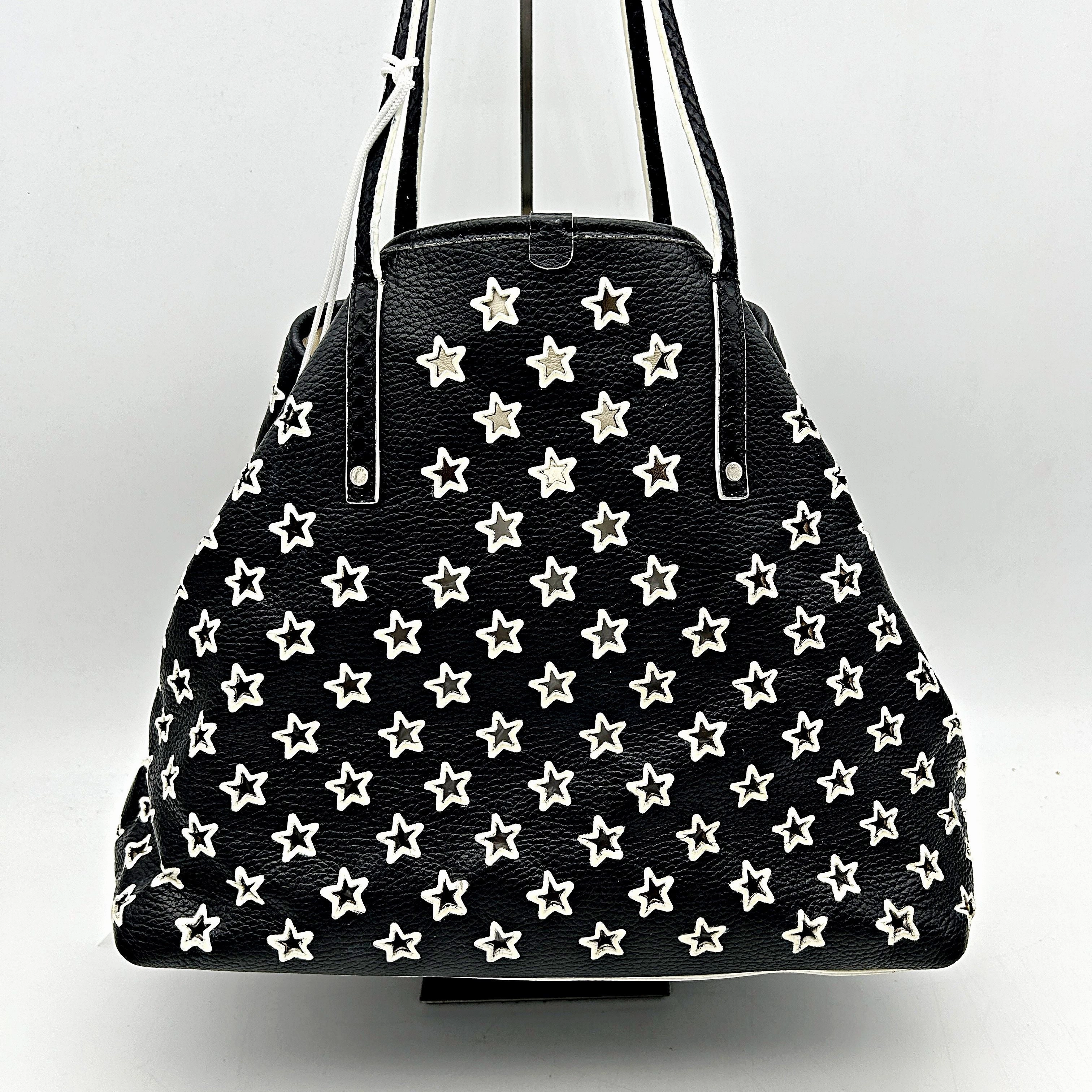 Jimmy Choo Leather Star Tote Bag - Black Totes, Handbags LA5877
