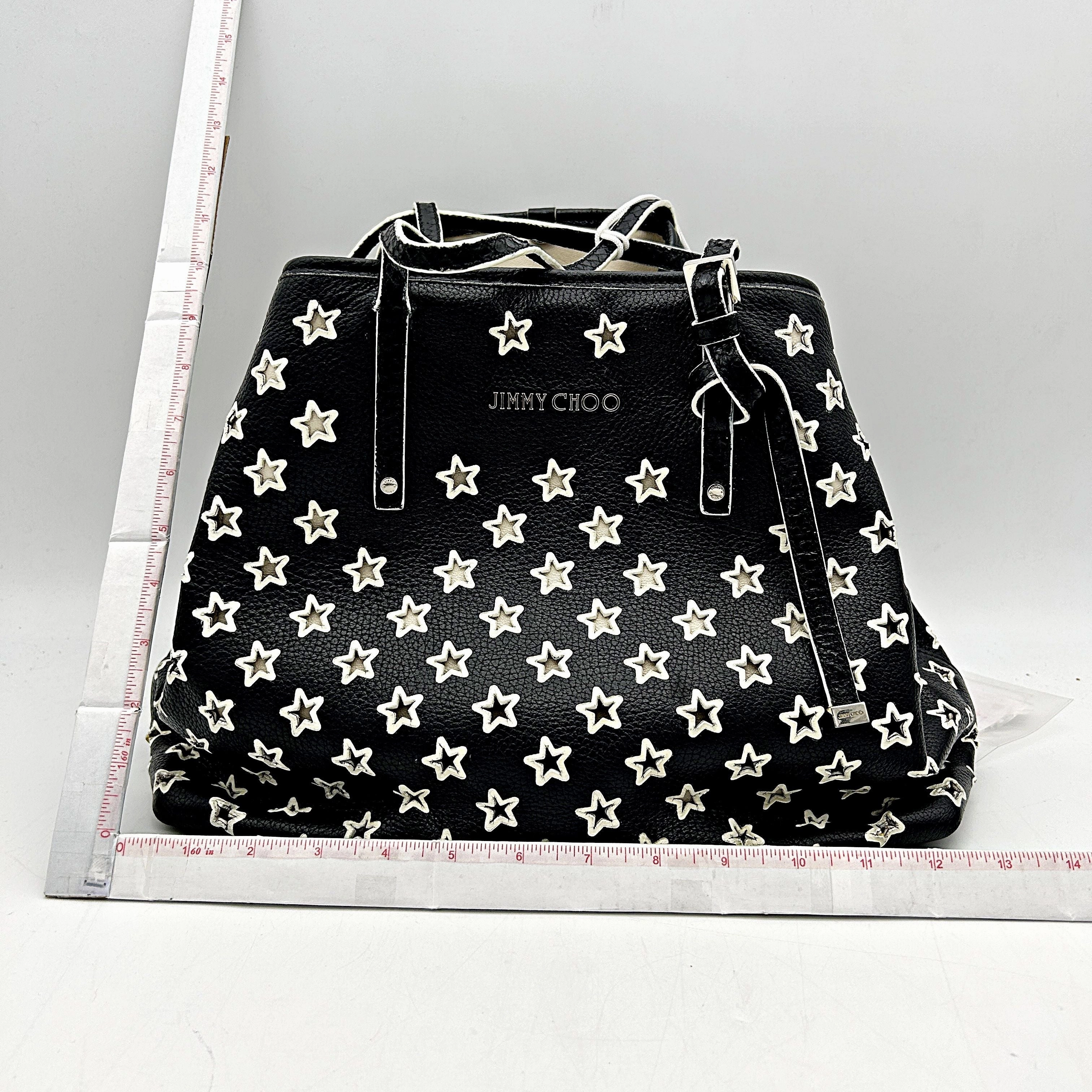 Jimmy Choo Leather Star Tote Bag - Black Totes, Handbags LA5877