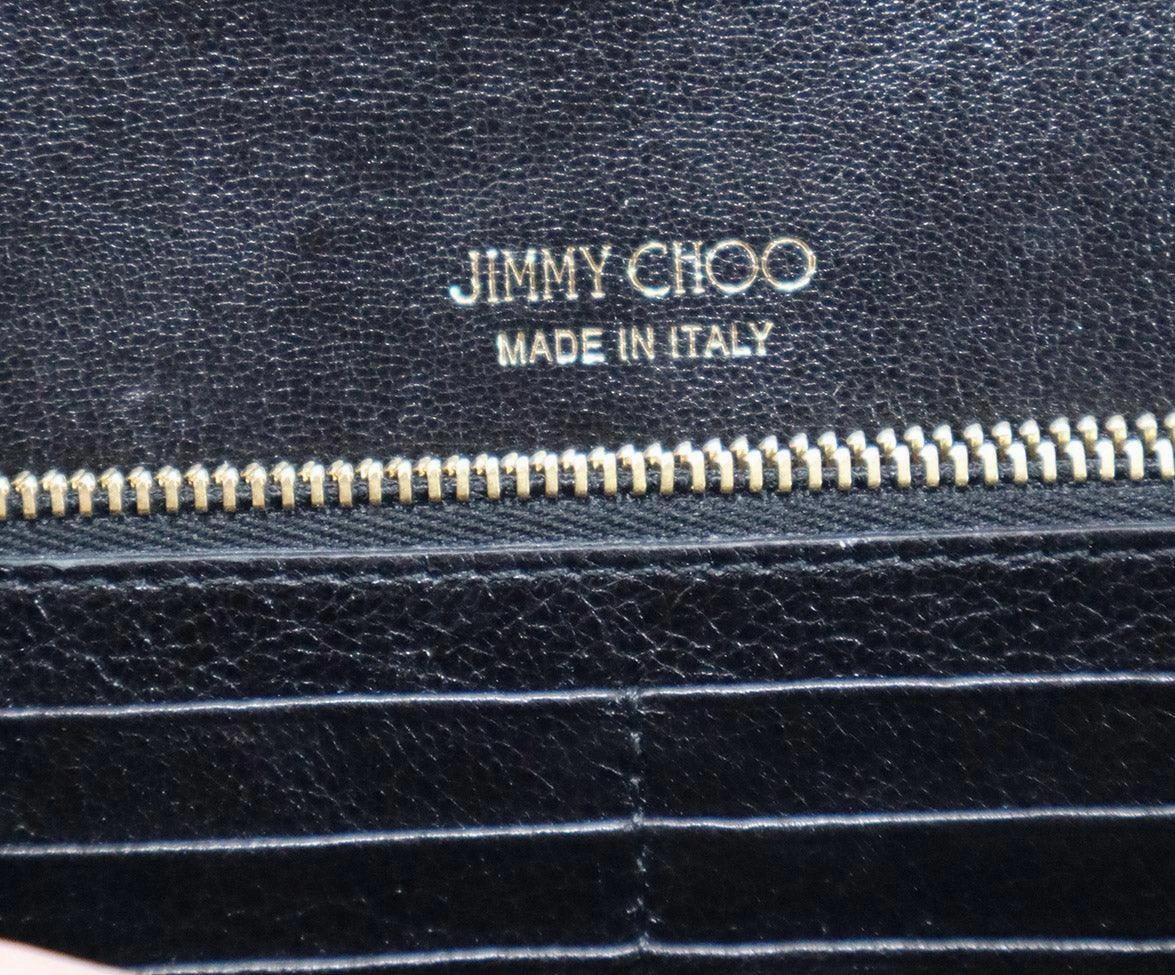 Jimmy Choo Metallic Glitter Clutch