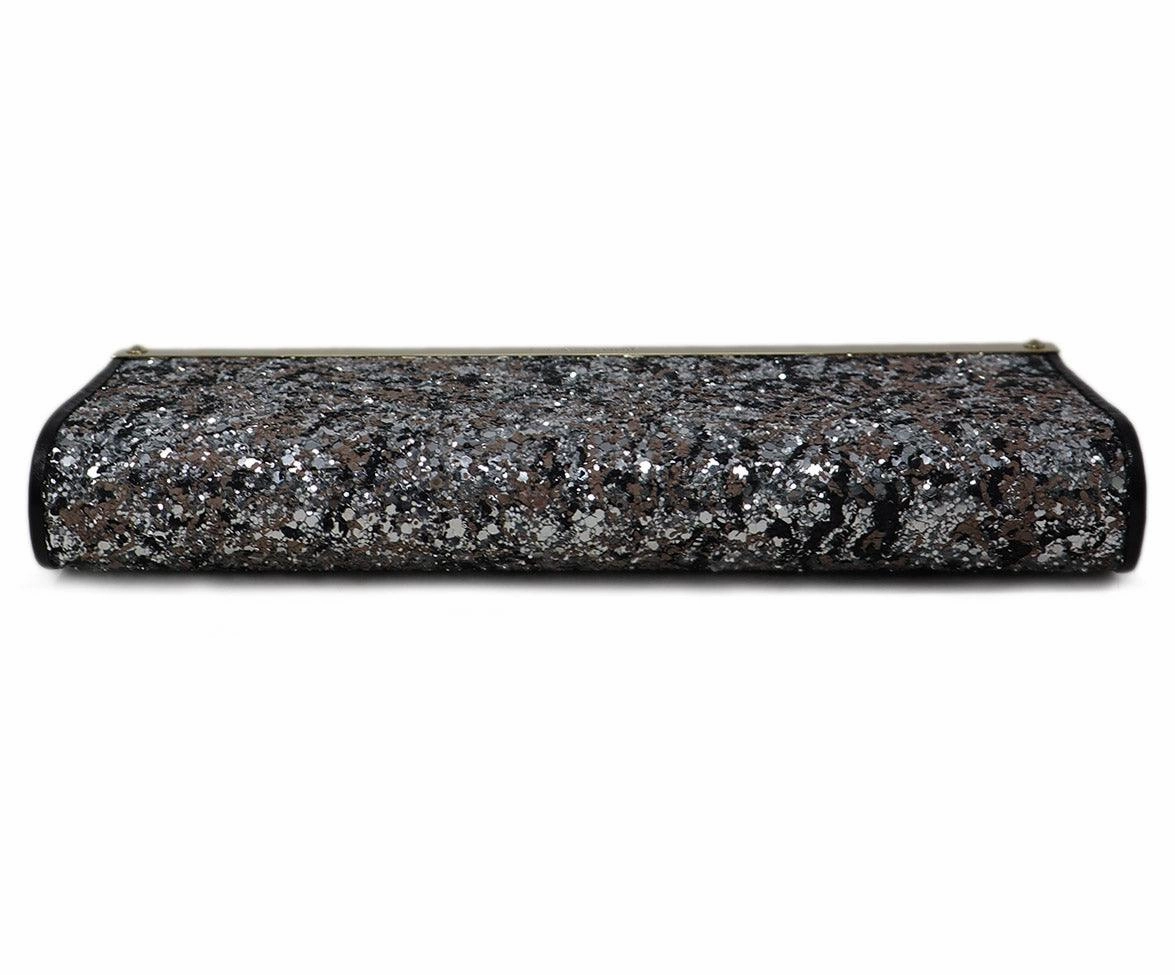 Jimmy Choo Metallic Glitter Clutch