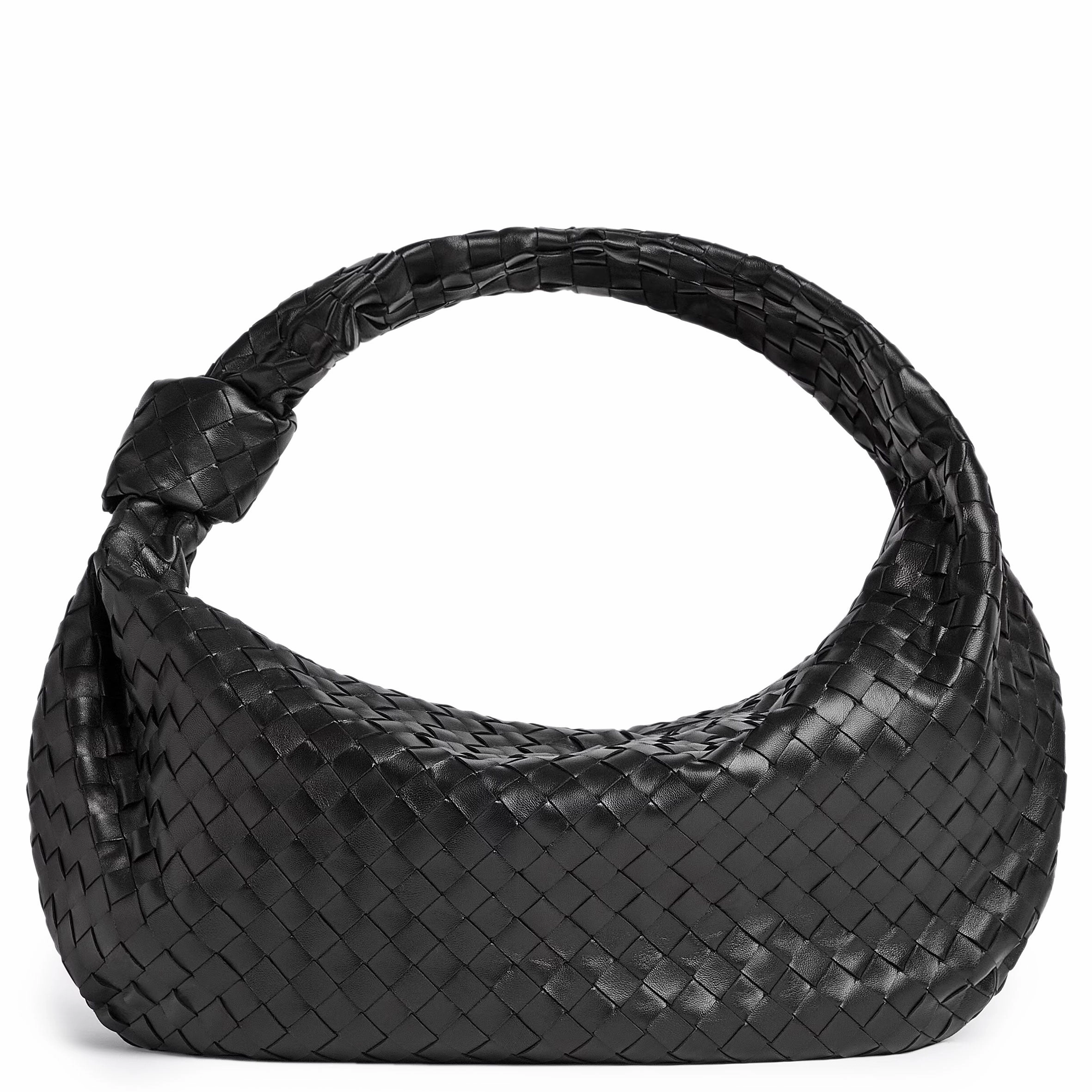 Jodie Large Intrecciato, Black