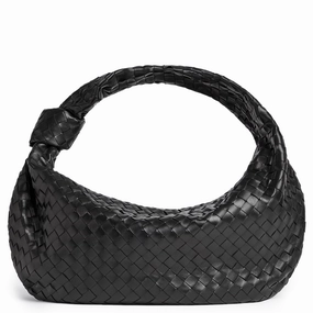Jodie Large Intrecciato, Black