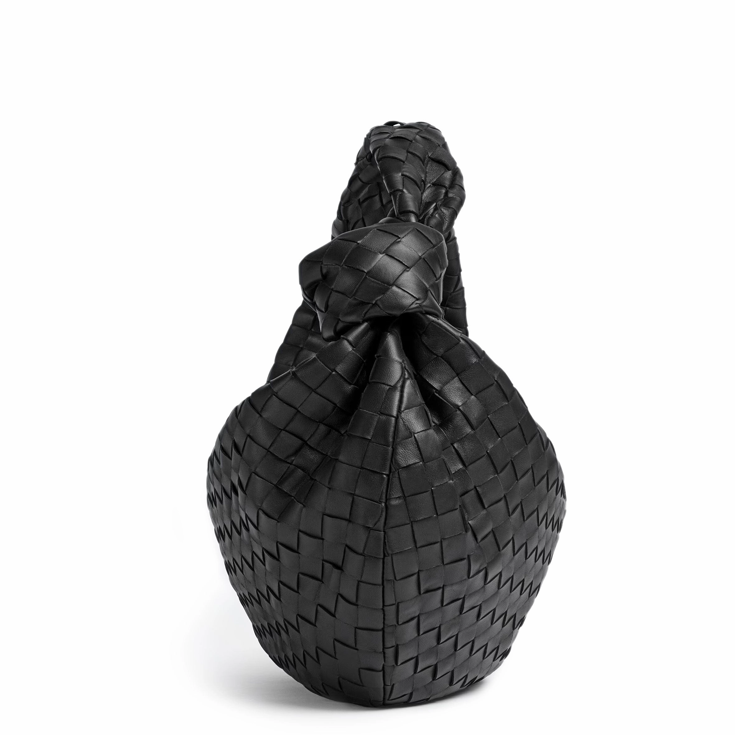 Jodie Large Intrecciato, Black