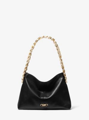 Jordyn Small Leather Shoulder Bag