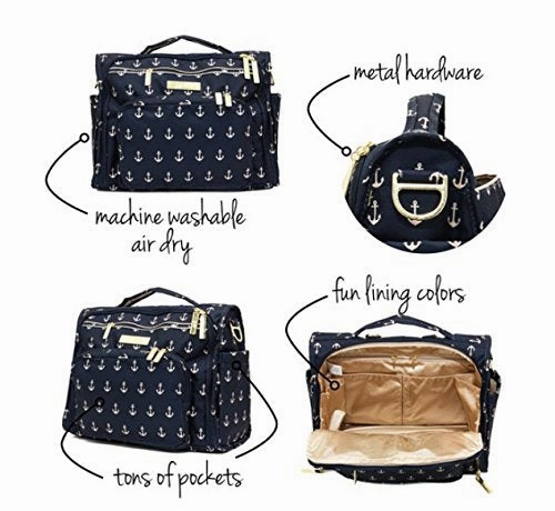 Ju-Ju-Be Legacy Nautical Collection B.F.F. Convertible Diaper Bag The Admiral