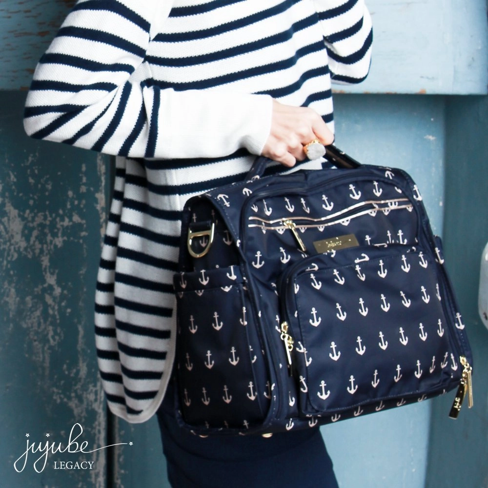 Ju-Ju-Be Legacy Nautical Collection B.F.F. Convertible Diaper Bag The Admiral