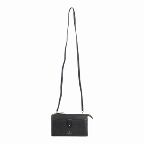 Kate Spade Larchmont Avenue Alegra Black Leather Crossbody Bag