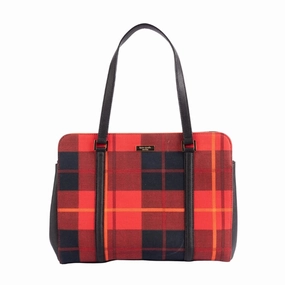 Kate Spade Miles Newbury Lane Plaid Tote