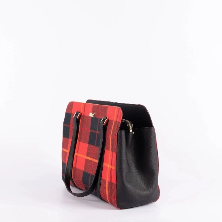 Kate Spade Miles Newbury Lane Plaid Tote