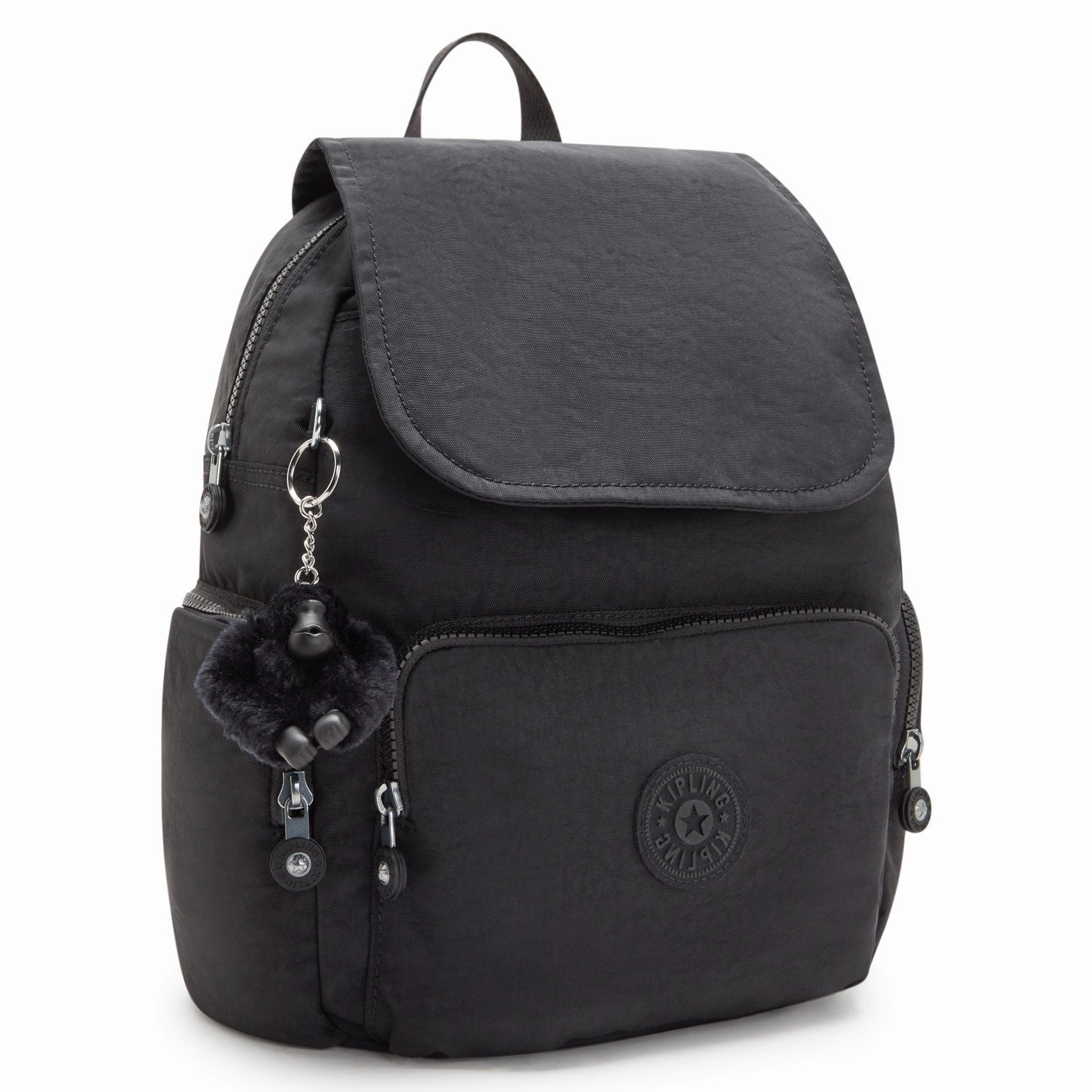 Kipling City Zip Small  Backpack Black Noir